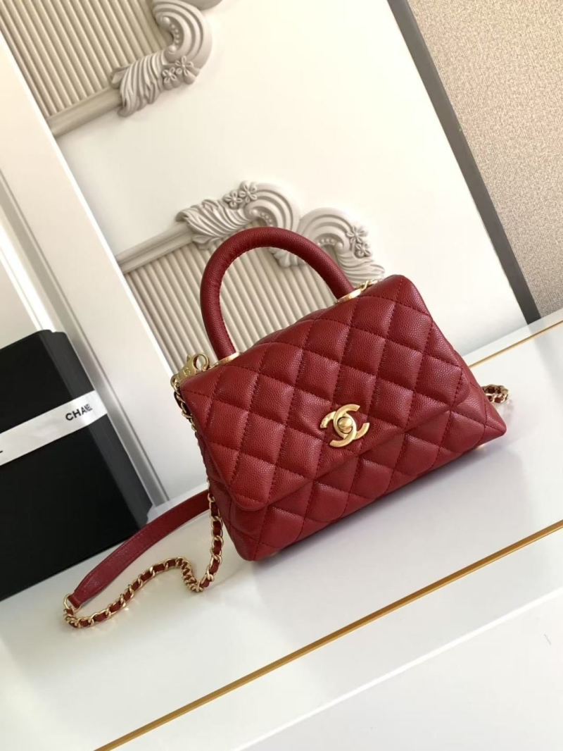 Ch**el top handle bags